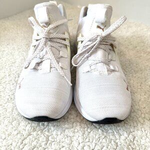 Puma White Mesh Sneakers – Women’s Size 8 Running, Training & Casual Shoes